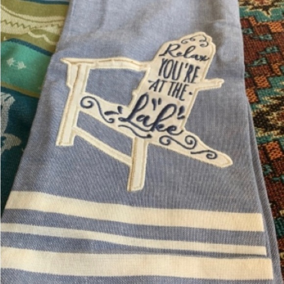 Kay Dee Designs Jump in the lake,Lake Life Adirondack Chair,Fish & Canoe Themed - Picture 4 of 4